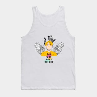 dad was sent by god Tank Top